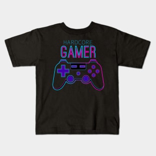 hardcore gamer Kids T-Shirt